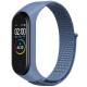 Ремінець Nylon New для Xiaomi Mi Band 3/4/5/6/7 Blue