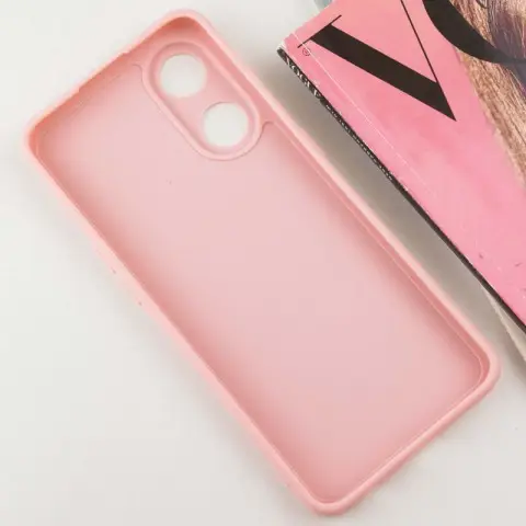 Силіконовий чохол Candy Full Camera для Oppo Reno 8 T 4G Рожевий / Pink Sand