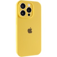 Чохол Silicone Case Full Camera Protective (AA) для Apple iPhone 14 Pro (6.1") Жовтий / Yellow