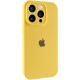 Чохол Silicone Case Full Camera Protective (AA) для Apple iPhone 14 Pro (6.1") Жовтий / Yellow