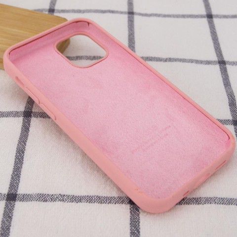 Чохол Silicone Case Full Protective (AA) для Apple iPhone 14 (6.1") Рожевий / Pink