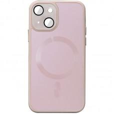 Чохол TPU+Glass Sapphire Midnight with MagSafe для Apple iPhone 14 (6.1") Рожевий / Pink Sand