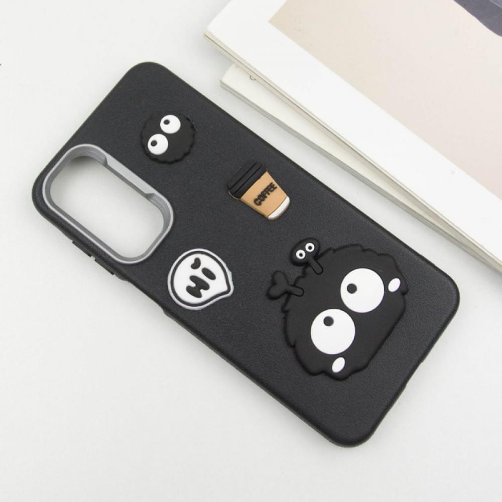 Чохол TPU Leather Toys для Samsung Galaxy A25 5G Monster / Black