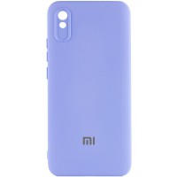 Чохол Silicone Cover Lakshmi Full Camera (AAA) with Logo для Xiaomi Redmi 9A Бузковий / Dasheen