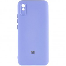Чохол Silicone Cover Lakshmi Full Camera (AAA) with Logo для Xiaomi Redmi 9A Бузковий / Dasheen