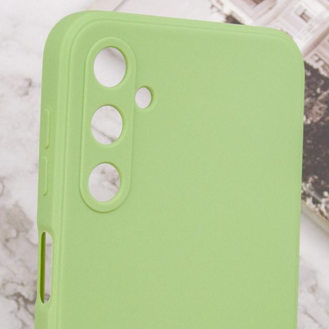 Силіконовий чохол Candy Full Camera для Samsung Galaxy A25 5G Фісташковий