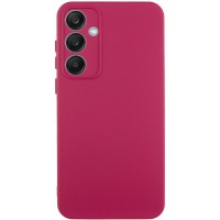 Чохол TPU GETMAN Liquid Silk Full Camera для Samsung Galaxy S24 FE Бордовий / Marsala