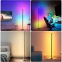 Напольная угловая LED лампа RGB SAL-005B 120cm Bluetooth USB with app