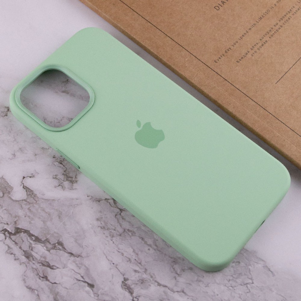 Чехол Silicone case (AAA) with Magsafe and Animation для Apple iPhone 12 Pro Max (6.7")