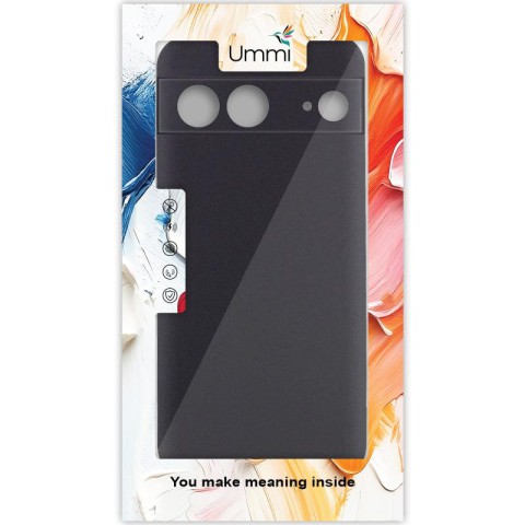 Чохол Silicone Cover Ummi Lakshmi Full Camera (AA) для Google Pixel 7 Чорний / Black