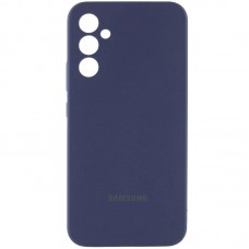 Чохол Silicone Cover Lakshmi Full Camera (AA) with logo для Samsung Galaxy A55 Синій / Midnight Blue