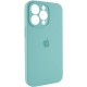 Чохол Silicone Case Full Camera Protective (AA) для Apple iPhone 14 Pro Max (6.7") Бірюзовий / Marine Green