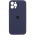 Чохол Silicone Case Full Camera Protective (AA) для Apple iPhone 12 Pro Max (6.7") Темно-синій / Midnight blue