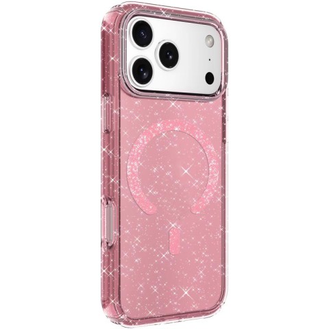 Чохол TPU Eclipse Sparkle (MagFit) для Apple iPhone 17 Pro Max (6.9") Pink