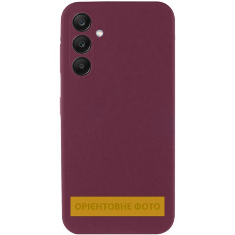 Чохол Silicone Cover Lakshmi Full Camera (AAA) для Xiaomi Redmi 15 (EU) Бордовий / Plum