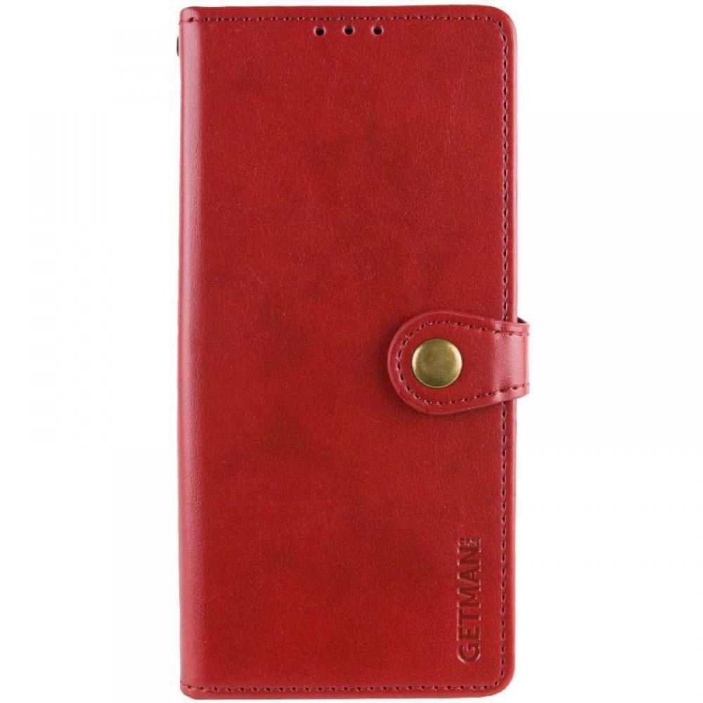 Шкіряний чохол-книжка GETMAN Gallant (PU) для Samsung Galaxy A17 4G/5G Червоний
