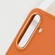 TPU чохол Bonbon Metal Style для Samsung Galaxy S24+ Помаранчевий / Papaya