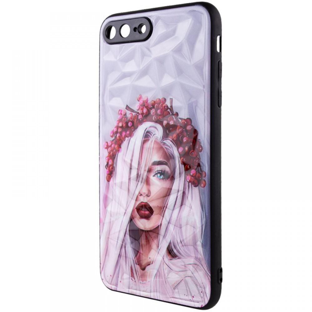 TPU+PC чохол Prisma Ladies для Apple iPhone 7 plus / 8 plus (5.5") Ukrainian Girl