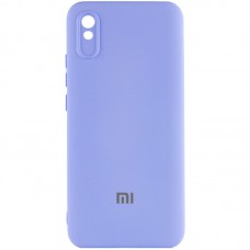 Чохол Silicone Cover Lakshmi Full Camera (AAA) with Logo для Xiaomi Redmi 9A Бузковий / Dasheen