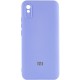 Чохол Silicone Cover Lakshmi Full Camera (AAA) with Logo для Xiaomi Redmi 9A Бузковий / Dasheen