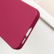 Чохол TPU GETMAN Liquid Silk Full Camera для Samsung Galaxy S23+ Бордовий / Marsala