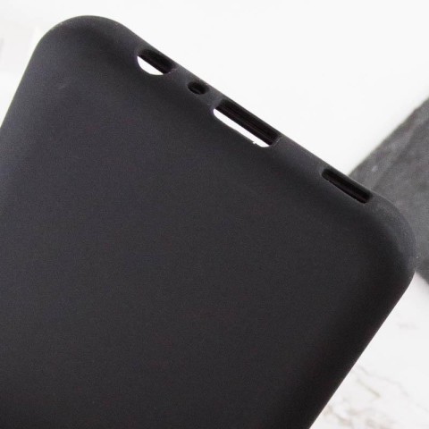 Чохол TPU GETMAN Liquid Silk Full Camera для Samsung Galaxy A06 Чорний / Black