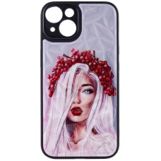 TPU+PC чохол Prisma Ladies для Apple iPhone 14 (6.1") Ukrainian Girl