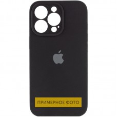 Чохол Silicone Case Full Camera Protective (AA) для Apple iPhone 16 Plus (6.7") Чорний / Black