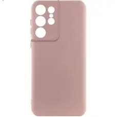 Чохол Silicone Cover Ummi Lakshmi Full Camera (AA) для Samsung Galaxy S22 Ultra Рожевий / Pink Sand