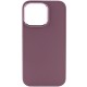 TPU чохол Bonbon Metal Style для Apple iPhone 13 Pro Max (6.7") Бордовий / Plum