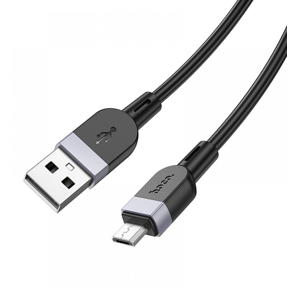 Дата кабель Hoco X109 Energy silicone USB to MicroUSB (2m) Black