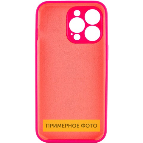 Чохол Silicone Case Full Camera Protective (AA) NO LOGO для Apple iPhone 16 Plus (6.7") Рожевий / Barbie pink