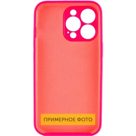 Чохол Silicone Case Full Camera Protective (AA) NO LOGO для Apple iPhone 16 Plus (6.7") Рожевий / Barbie pink