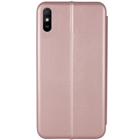 Шкіряний чохол-книжка Classy для Xiaomi Redmi 9A Rose Gold