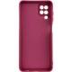 Чохол TPU GETMAN Liquid Silk Full Camera для Samsung Galaxy A12 Бордовий / Marsala