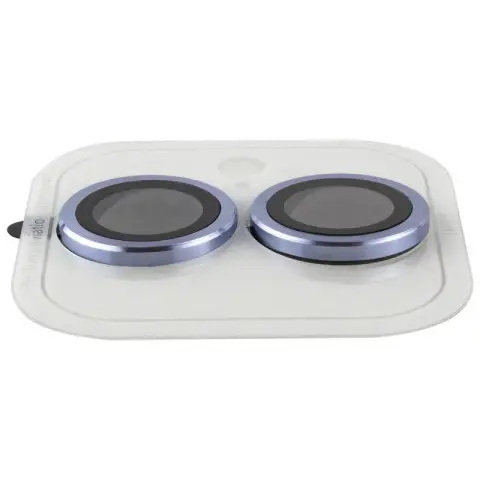 Захисне скло Metal Classic на камеру (у упак.) для Apple iPhone 17 (6.3") Блакитний / Light Blue