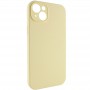 Чохол Silicone Case Full Camera Protective (AA) NO LOGO для Apple iPhone 13 (6.1") Жовтий / Mellow Yellow