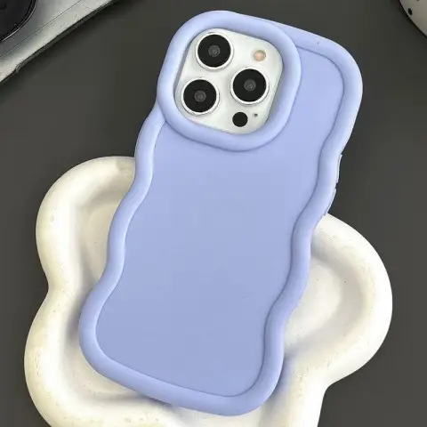 Чохол TPU Ripple для Apple iPhone 15 Pro (6.1") Lilac Blue