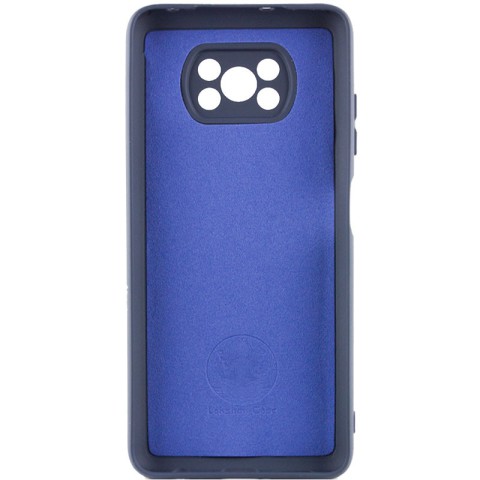 Чохол Silicone Cover Lakshmi Full Camera (AA) для Xiaomi Poco X3 NFC / Poco X3 Pro Синій / Midnight Blue