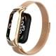 Ремінець Milanese Loop Design для Xiaomi Mi Band 7 Pink Gold