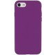 Чохол Silicone Case Full Protective (AA) NO LOGO для Apple iPhone SE (2020) / 7 / 8 (4.7") Фіолетовий / Grape