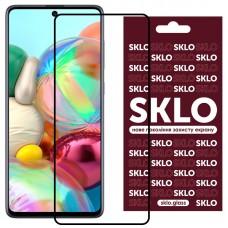 Захисне скло SKLO 3D для Samsung Galaxy A71 / Note 10 Lite / M51 / M62 / M52 Чорний