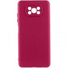 Чохол TPU GETMAN Liquid Silk Full Camera для Xiaomi Poco X3 NFC / Poco X3 Pro Бордовий / Marsala