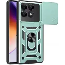 Чохол Ummi Camshield Serge Ring для Xiaomi Poco F7 Pro Зелений