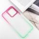Чохол TPU+PC Fresh sip series для Xiaomi Redmi 12 Салатовий / Рожевий