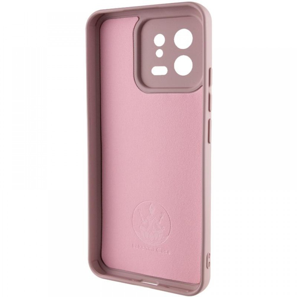 Чохол TPU GETMAN Liquid Silk Full Camera для Xiaomi 13 Рожевий / Pink Sand