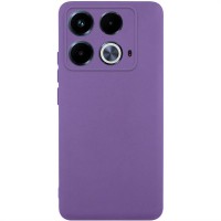 Чохол TPU GETMAN Liquid Silk Full Camera для Infinix Note 40 4G Фіолетовий / Amethyst