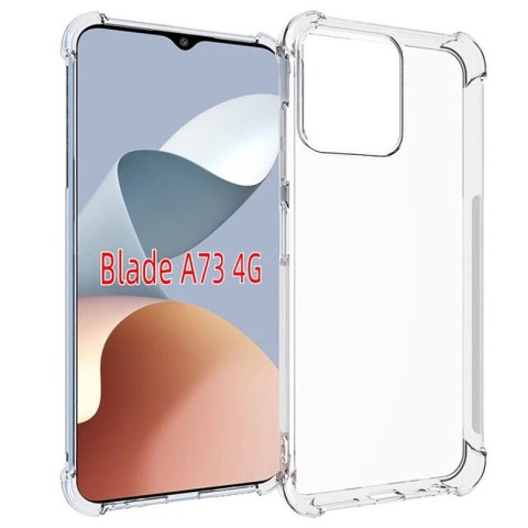 TPU чохол GETMAN Ease logo посилені кути для ZTE Blade A73 4G Безбарвний (прозорий)