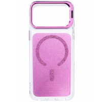 Чохол TPU+PC Jewel Sparkle with MagSafe для Apple iPhone 17 Pro Max (6.9") Pink Ruby