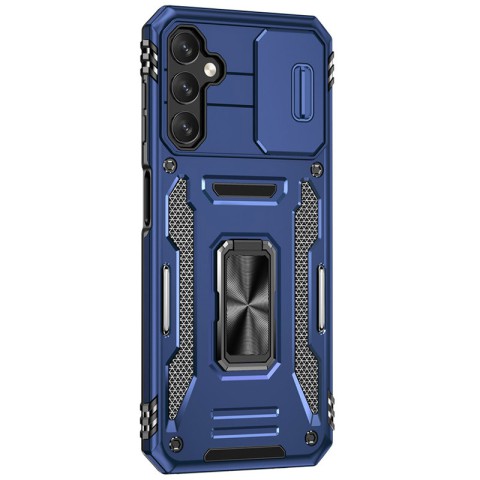 Ударостійкий чохол Camshield Army Ring для Samsung Galaxy S24 Синій / Navy